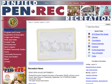Tablet Screenshot of penfieldrec.org